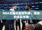 NBA历届总冠军列表：辉煌的球队传奇