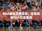 NBA最交易信息：哈登加盟76人引发轰动