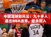 中国篮球风云：九十多人退出NBA选秀，崔永熙入选行情暴涨，NBA再现中国人面孔？