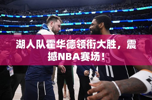 湖人队霍华德领衔大胜，震撼NBA赛场！