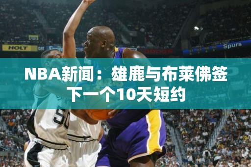 NBA新闻：雄鹿与布莱佛签下一个10天短约