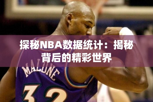 探秘NBA数据统计：揭秘背后的精彩世界