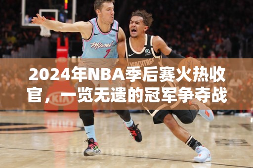 2024年NBA季后赛火热收官，一览无遗的冠军争夺战