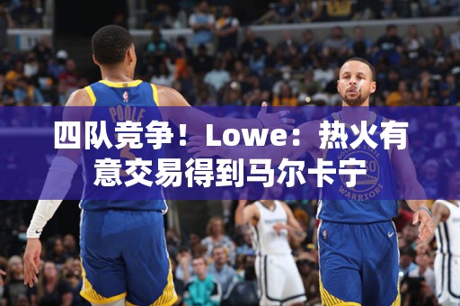 四队竞争！Lowe：热火有意交易得到马尔卡宁